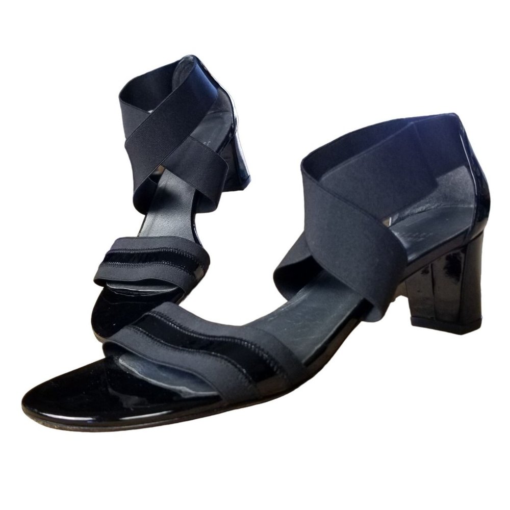 Stuart Weitzman Midexter Elastic Strappy Open Toe… - image 1